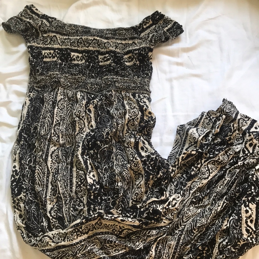 Tilly's maxi print dress